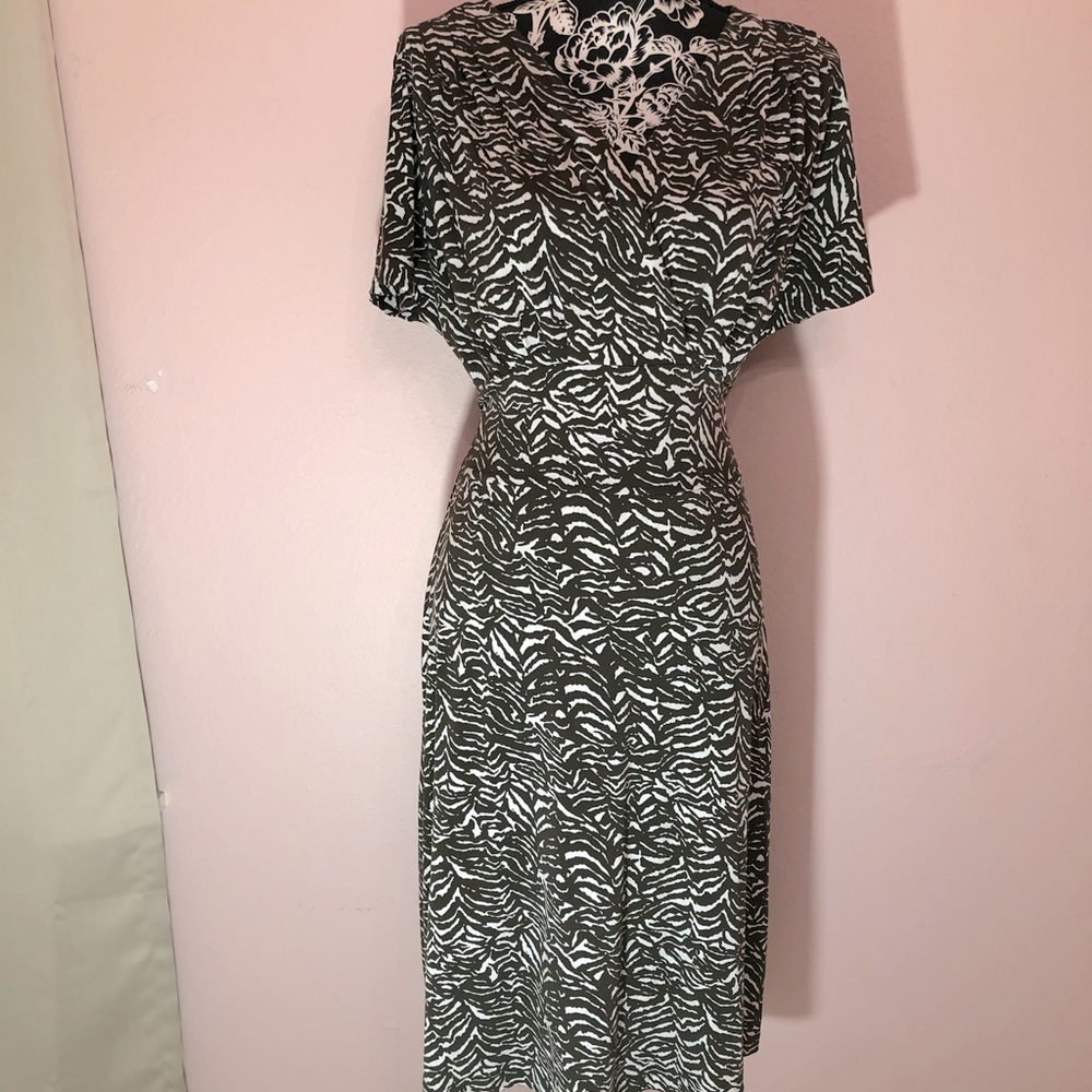 Josephine Studio large dress brown and white